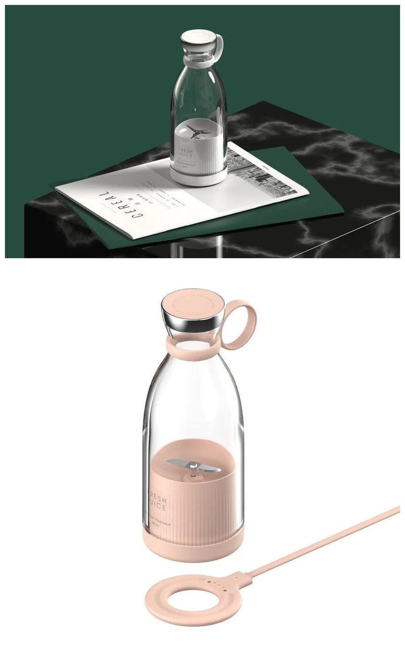 Portable USB Rechargeable Blender – 350ml Electric Juicer Cup