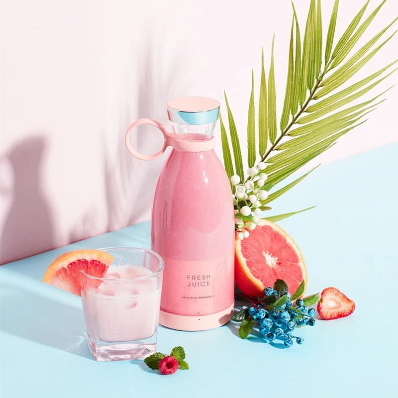 Portable USB Rechargeable Blender – 350ml Electric Juicer Cup