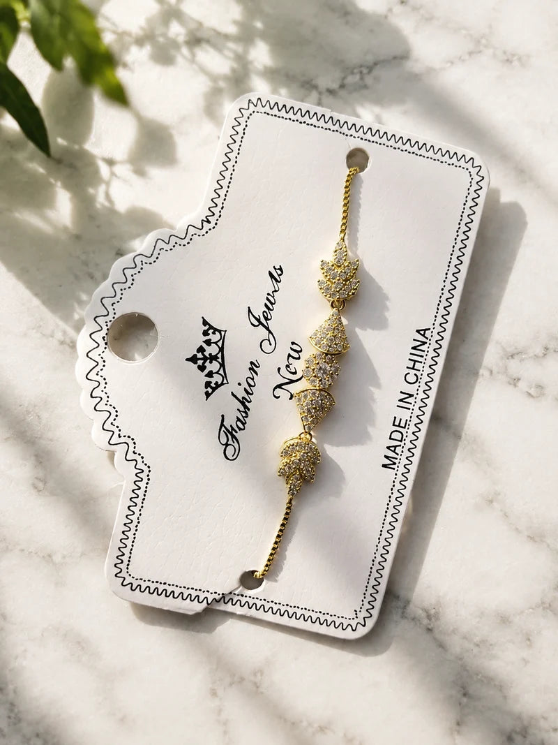 Elegant Gold Crystal Bracelet