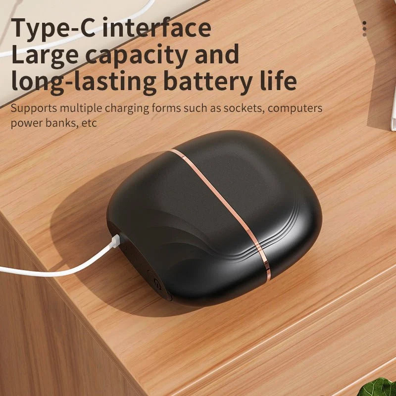 Mini Hair Straightener Comb – Wireless Portable USB Rechargeable